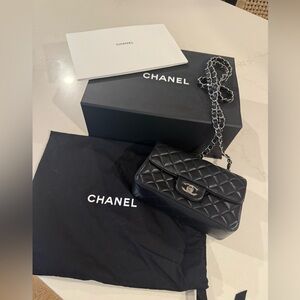 Chanel Black Quilted Mini